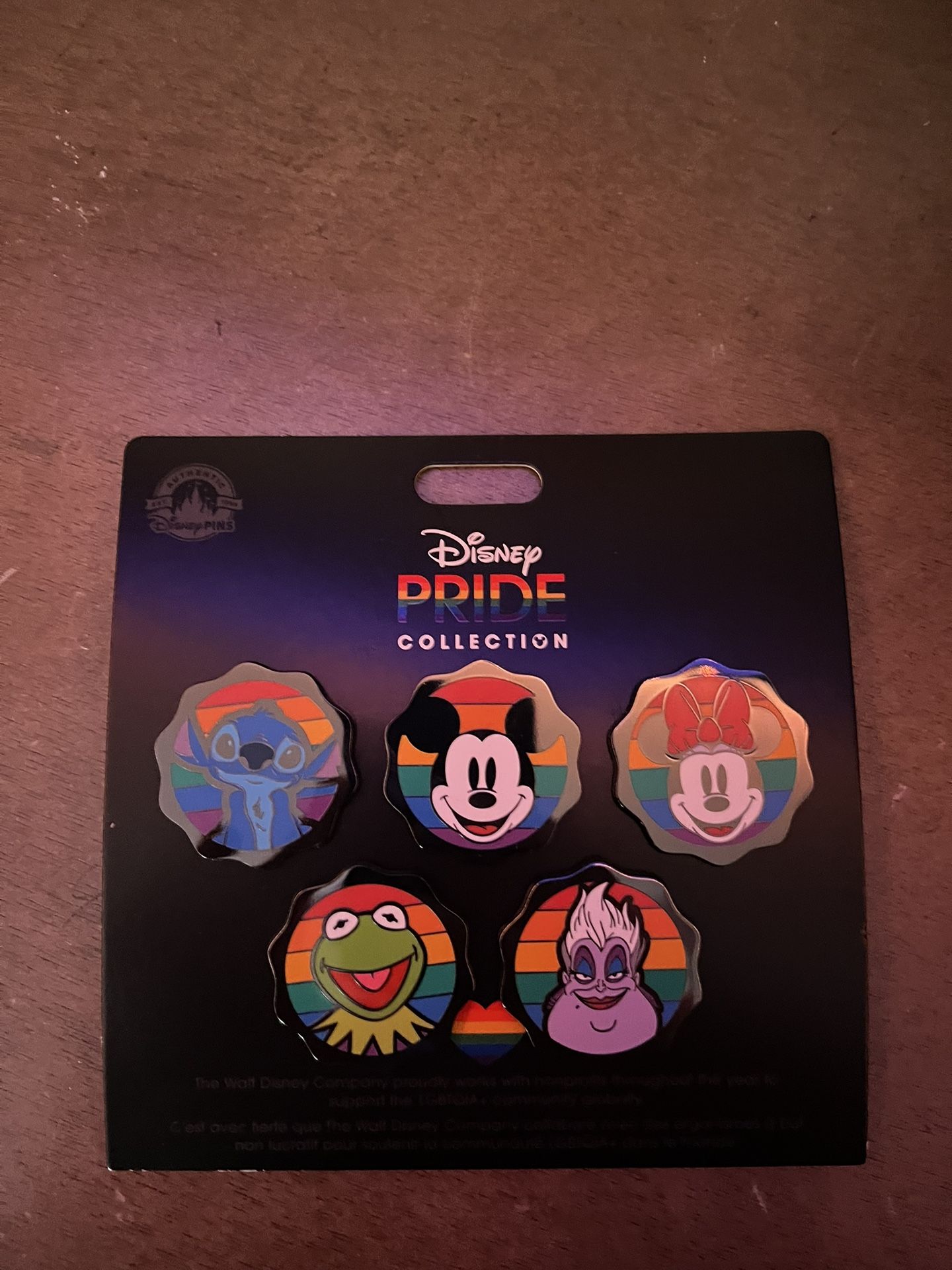 Disney Pride Month Pins Set 5cnt