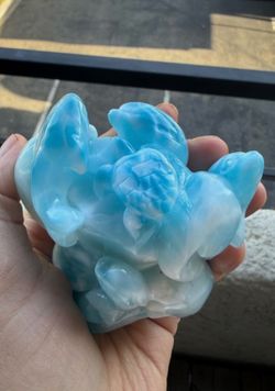 Larimar crystals