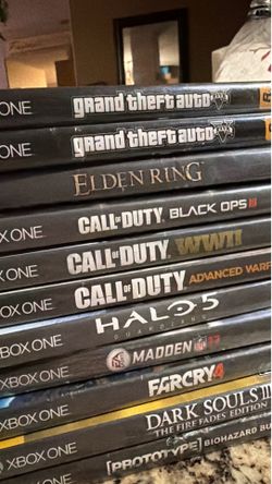 Xbox games for one and  a few 360