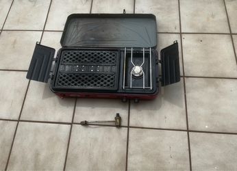 CAMPCHEF… Grill and One Burner(SEE ALL PICTURES)…$125