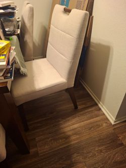 Dining room chairs, upholstered