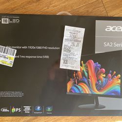 Brand New 24” Full HD Acer Monitor 