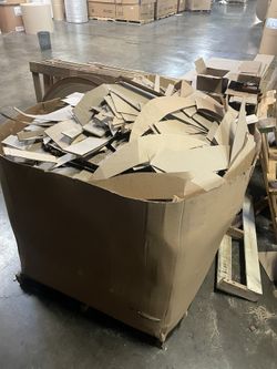 Free Cardboard -pallets Full!