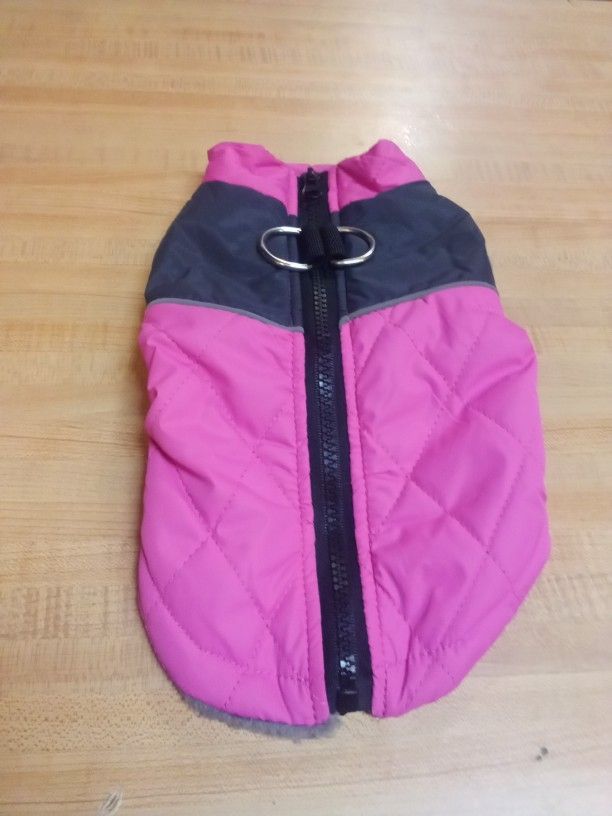 Small Dog Zip-Up jacket With Warm Lining