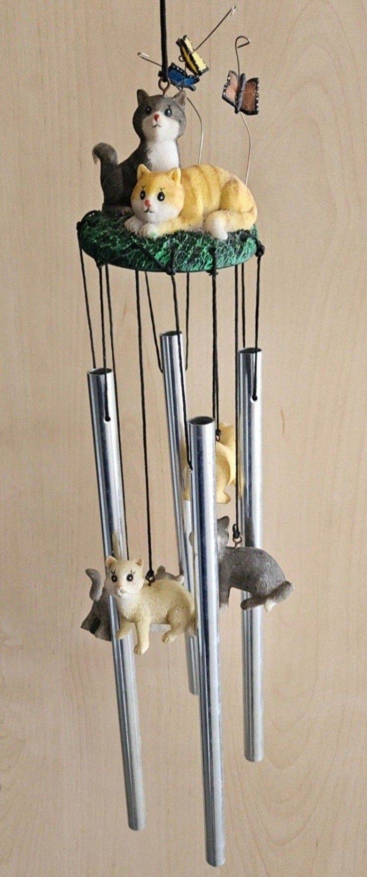 Cat wind chime