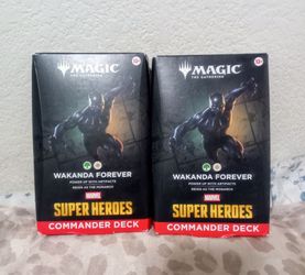Magic Marvel Superheroes Wakanda Forever Commander Deck Set$80