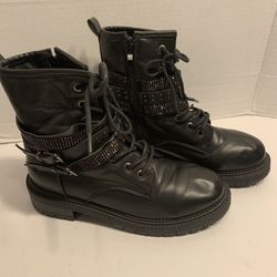 Rock and Candy by Zigi Women's Zipper Black Boots SIZE 6 