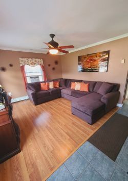 Sectional Couch W/ Storage Ottoman 1200$ NEGOTIABLE