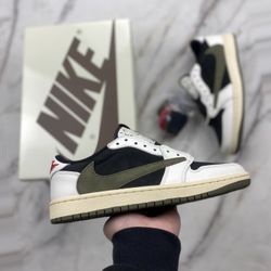 Jordan 1 Low Travis Sct Mocha