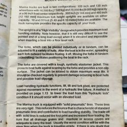 Clark Marina Forklift 1991