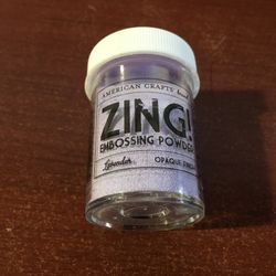 ZING! EMBOSSING POWDER LAVENDER 1OZ NEW 27133