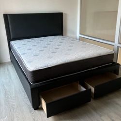 California King Bed With Mattress Only (NO BOX SPRING)