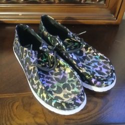Multi Cheetah Colored Slide Ons