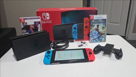 Nintendo Switch with 2 games