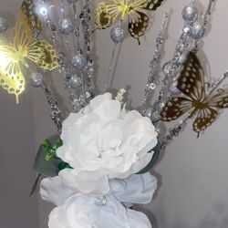 Mothers Day Artificial Flowers With Potpourri 