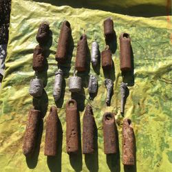 Assorted Rock Cod Weights 