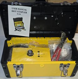 Plastic Welder Hot Stapler Kit with 600PCS Hot Staples, 110V Bumper Crack Repair Welding Machine Set