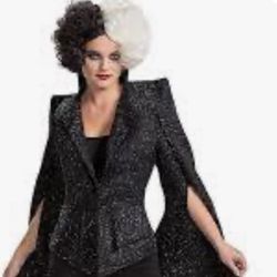 Cruella Deville Costume With Fur Coat