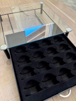 Nespresso pod holder tempered glass