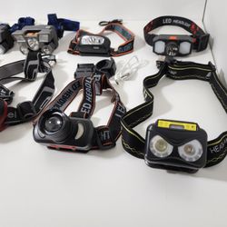 Built-in USB Rechargeable Headlamps Camping Hiking Fishing Headlights
