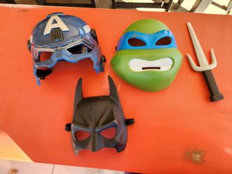 Lot of (3) Kids Costume Masks