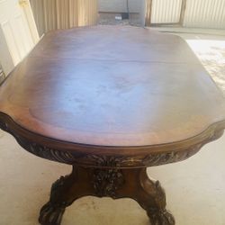 Fancy Dining Table And 4 Chairs