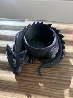 3D Printed Dragon Bowl Desk Organizer