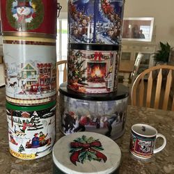 All Tins With Lids For $15