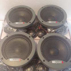 MB QUART 2 PAIR 6.5" 140 WATTS COMPONENT SET WITH CROSSOVER CAR SPEAKER ( BRAND NEW ) INSTALL NOT AVAILABLE