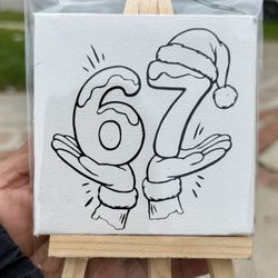 Paint Your Own Canvas Party Favors + Stocking Stuffers