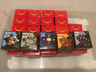 Hello Kitty x Godzilla McDonalds Happy Meal Toy Figures