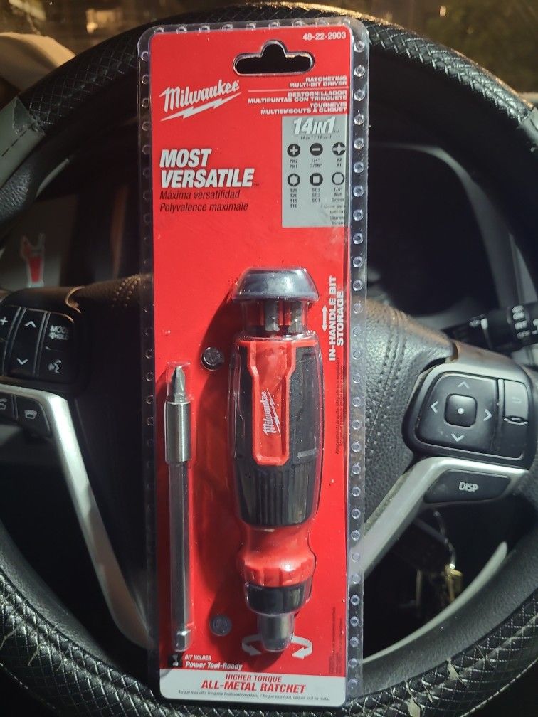 Brand New Milwaukee 14 In 1 Screw Driver