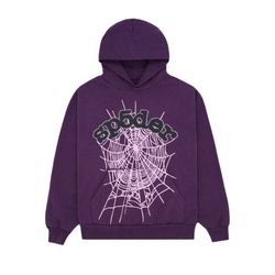 Sp5der Hoodie ‘grape’