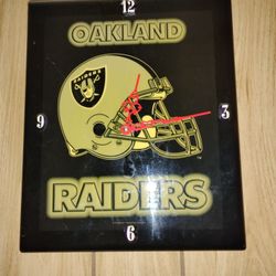 Raiders Clock