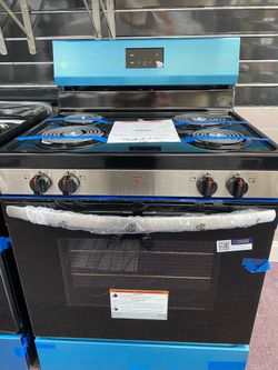 Frigidaire 30-in 4 burners 5.3-cu ft Freestanding Electric Range ( Stainless Steel)