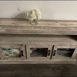 Farmhouse TV Console – Solid & Heavy Duty 