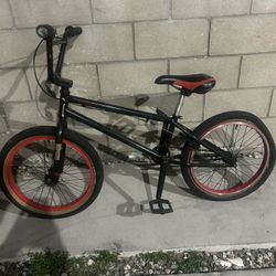 Black On Red Tire Strip Free Agent BMX 