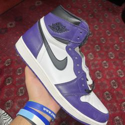 court purple jordan 1 