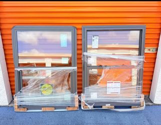 Pella Impact Windows W-38.5 X H-52.5  BRONZE/BRONZE 6100-SH