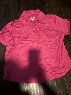 Pink juicy couture night shirt with rhinestones on front and back