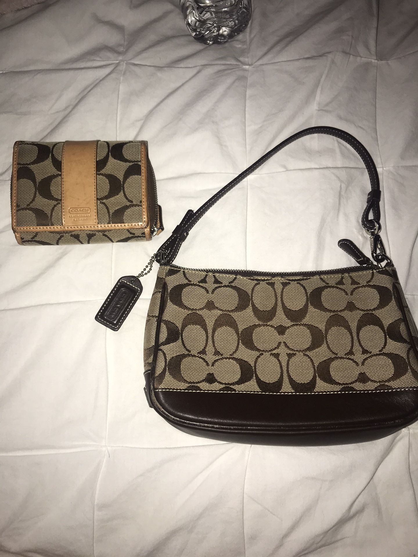 Coach matching purse and wallet