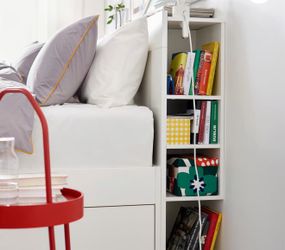 IKEA BRIMNES King Headboard with Storage
