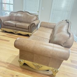 Two Sofas (three Seater And Two Seater) Royal Style