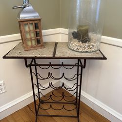Wine Rack And Table