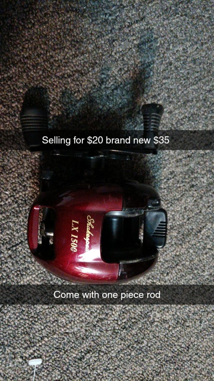 Shakespeare LX 1500 Reel And Rod 