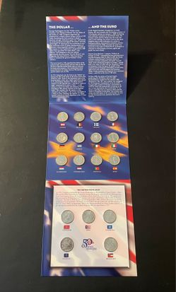 Uncirculated US and Euro coin collection