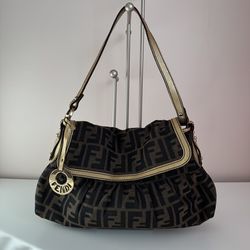 Authentic Fendi Small Chef Shoulder Bag