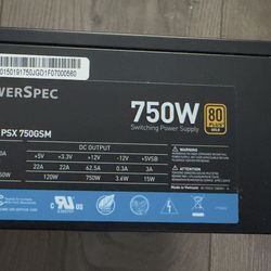 PoweSpec  750 watt power supply