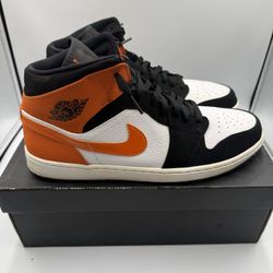 Air Jordan 1 Mid Shattered Backboard Size 13 With 