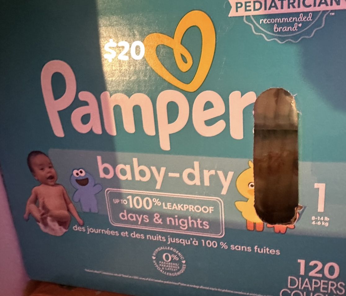 Pamper Size 1 And Newborn 👶